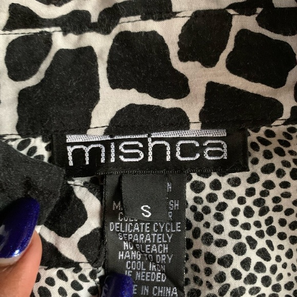 Mischa Animal Print Apparel Button Down Shirt - Picture 9 of 10